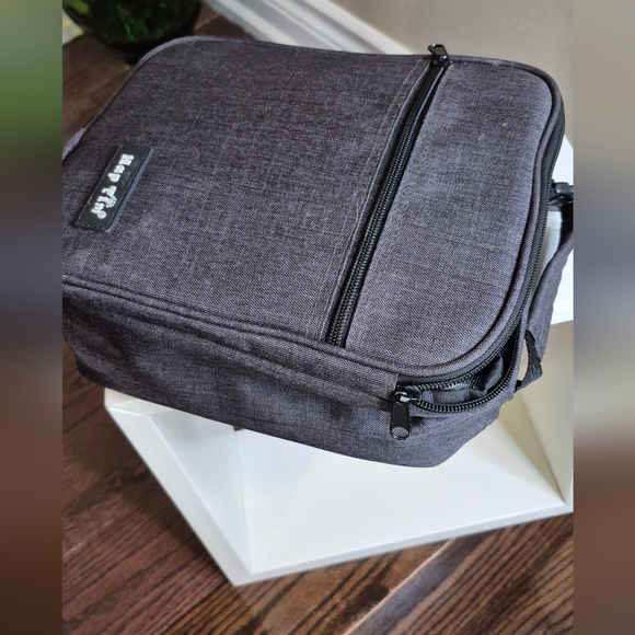 Men's Gray Lunch Bag With Thermo Lining - Picture 2 of 11
